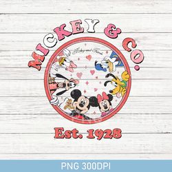 retro disney mickey & co valentine day png, mickey and friends valentine png, disneyland valentine png, disney world png