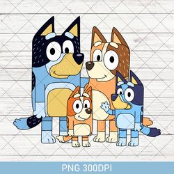 bluey family matching png, bluey birthday party png, bluey and bingo png, personalized bluey png, bluey funny cool png