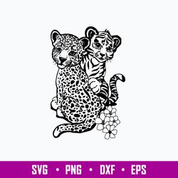 lisa frank tiger svg, animal svg, png dxf eps file