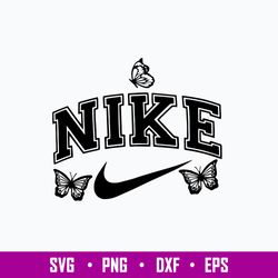 logo nike butterfly svg, logo nike svg, brand svg, png dxf eps file