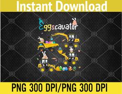 eggscavator easter egg hunt for kids toddlers funny png, digital download