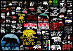 family bear png,mama bear png,autism mama bear png,sunflower mama bear png,mother's day gift,digital download, sublimati