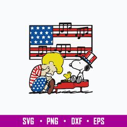 Schroeder Playing Piano Woodstock And Snoopy Svg, Png Dxf Eps File