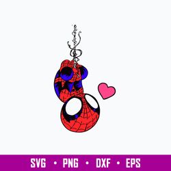 spiderman love svg, spiderman svg, superhero svg, png dxf eps file