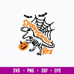 spooky dinosaurus svg, dinosaurus halloween svg, png dxf eps file