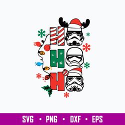 storm trooper ho ho ho svg, christmas svg, png dxf eps file