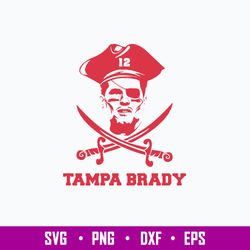 Tampa Brady Svg, Tampa Bay Buccaneers Logo Svg, Nfl  Football Svg, Png Dxf Eps File