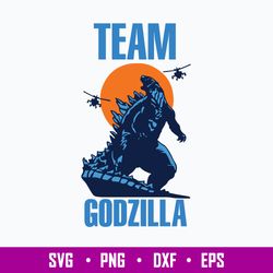 Team Godzilla Svg, Godzilla Svg, Png Dxf Eps File