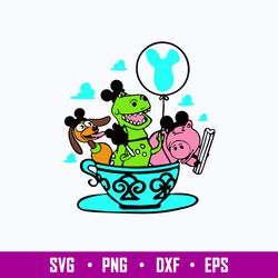 Toy Story Sitting In A Cup Svg, Funny Svg, Png Dxf Eps File
