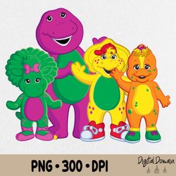 barney and friends png, barney png, png cutting file