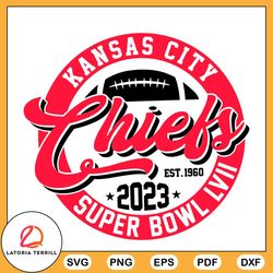 Kansas City 2023 SVG Super Bowl LVII SVG Cricut For Files Design