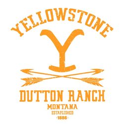 yellowstone dutton ranch arrows svg, yellowstone logo svg