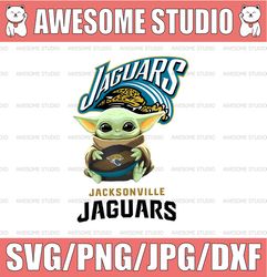 baby yoda with jacksonville jaguars nfl png,  baby yoda nfl png, nfl png, sublimation ready, png files for sublimation,p