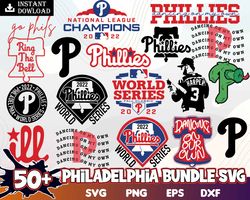 philadelphia phillies bundle svg dxf eps png file, mlb svg, mlb svg, png, dxf, sport instant download