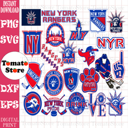 new york rangers svg, new york rangers bundle, new york rangers logo, nhl bundle, nhl logo, nhl svg