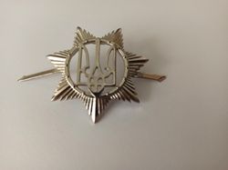 ukrainian cap beret badge "court security service of ukraine". glory to ukraine