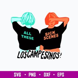 All These Sick Scenes Loscampesinos Svg, Los Campesinos Svg, Png Dxf Eps File