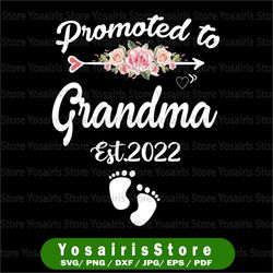 promoted to grandma png, grandma png, floral png, pregnancy announcement, new grandma, blessed grandma, funny grandma