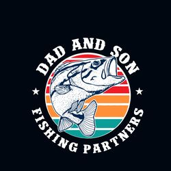 dad and son fishing partners svg, fathers day svg, fishing svg, fishing dad svg, fisher svg, dad and son svg, dad svg, d