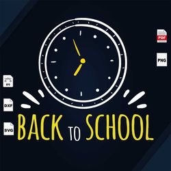 back to school svg, kindergarten gifts svg, kindergarten svg, pre k svg, timetable svg, clock stickers svg, clock radio