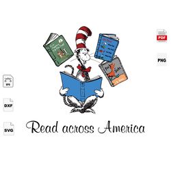 read across america, dr seuss svg, reading festival, dr seuss book, baby book, reading sublimation, reading week, the ca