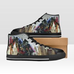 Transformers Shoes, High-top Sneakers, Handmade Footwear