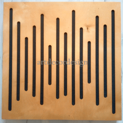 acoustic wooden diffuser panel 50*50*5cm unique natural soundbars