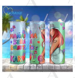 karol g bichota digital download sublimation designs png l skinny tumbler 20 oz l 30 oz designs l tumbler design