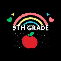 9th grade big apple back to school svg png