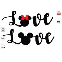 love love, wedding, mickey, head mickey, wedding svg, bride to be, groom to be, rustic wedding, wedding shower, wedding