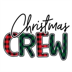 christmas crew red green black plaid png sublimation designs