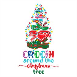 crocin around the christmas tree heart pattern png sublimation designs