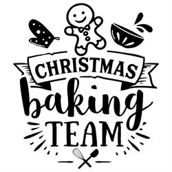 christmas baking team gingerbread pot holder silhouette svg