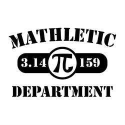 mathletic pi 3.14159 department svg silhouette