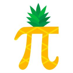 pineapple pi symbol happy pi day svg png