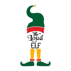 the loud elf christmas svg png, loud elf svg