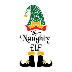 the naughty elf svg png, christmas elf svg