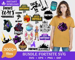 3000 fortnight svg bundle, fortnight svg, fortnight birthday