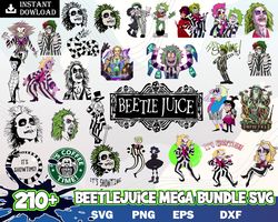 beetlejiuce bundle svg, png, eps, dxf, halloween svg images, digital file, digital download