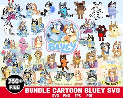 bluey svg, bluey vector, bluey alphabeth, bluey cutfile, bluey clipart, bluey bundle