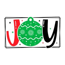 christmas joy green christmas ball svg png