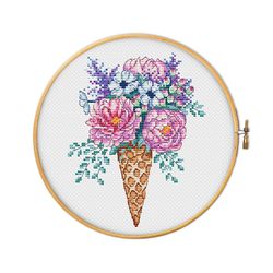 taste of summer cross stitch pattern