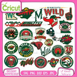 minnesota wild svg, minnesota wild bundle, minnesota wild logo, nhl bundle, nhl logo, nhl