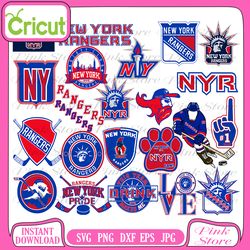 new york rangers svg, new york rangers bundle, new york rangers logo, nhl bundle, nhl logo, nhl svg