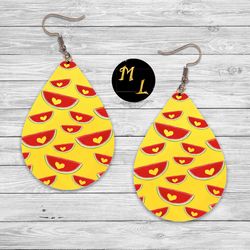 watermelon teardrop sublimation,earrings sublimation design,summer sublimation png