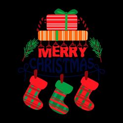 merry christmas gift christmas stockings candy cane svg png