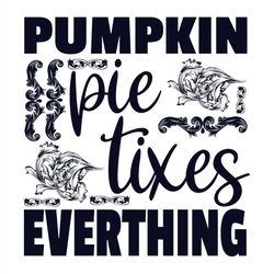 pumpkin pie for thanksgiving silhouette svg