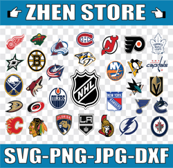 nhl logo svg bundle – hockey league logo–nhl logo nhl svg  clipart digital download
