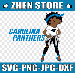 betty boop carolina panthers  png files for sublimation, betty boop bundle, digital download