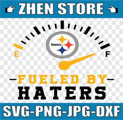 fueled by hater pittsburgh steelers svg and png files, sport bundle svg, digital download